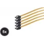 Cable Serial ATA interno ShiverPeaks SCO 78246-0.5-Y5 50 cm recto resorte metálico