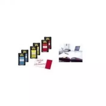 3M Post-it Index, verde-azul, estrecho, 2 x 50 marcadores adhesivos medidas: 25,4 x 43,2 mm, en dispensador desechable (680-GB2)