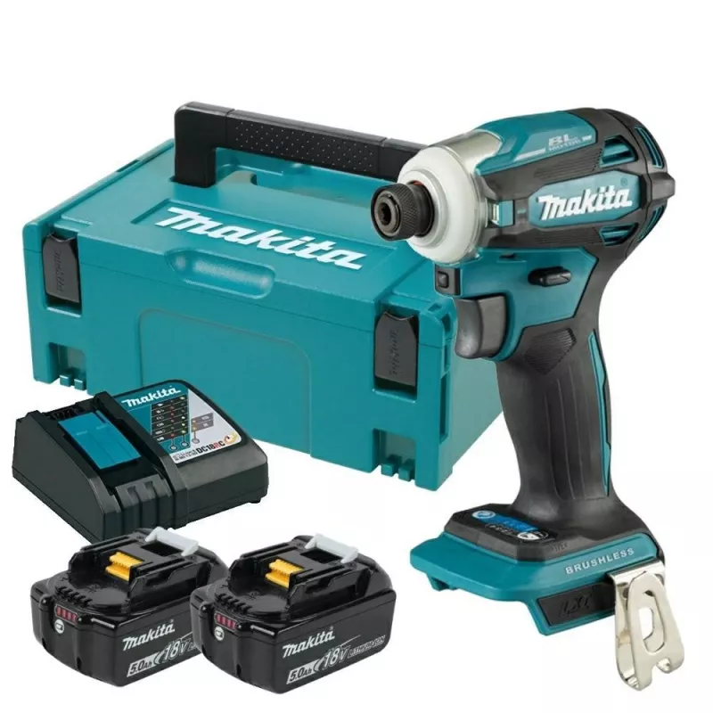 Makita DTD172RTJ atornillador de impacto 1/4 3800 rpm 180 N⋅m negro, azul 18 V