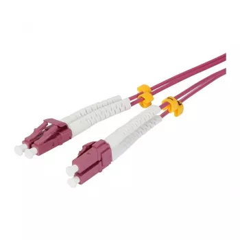 Synergy 21 Cable de red de fibra óptica de 2 fibras 0,25m LC-LC 50/125um OM4 AD 2mm funda flexible antikinks - cable - fibra multimodo (S217019)