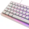 Teclado gaming mecánico TKL XTRFY K5 RGB – tenkeyless, transparente/blanco
