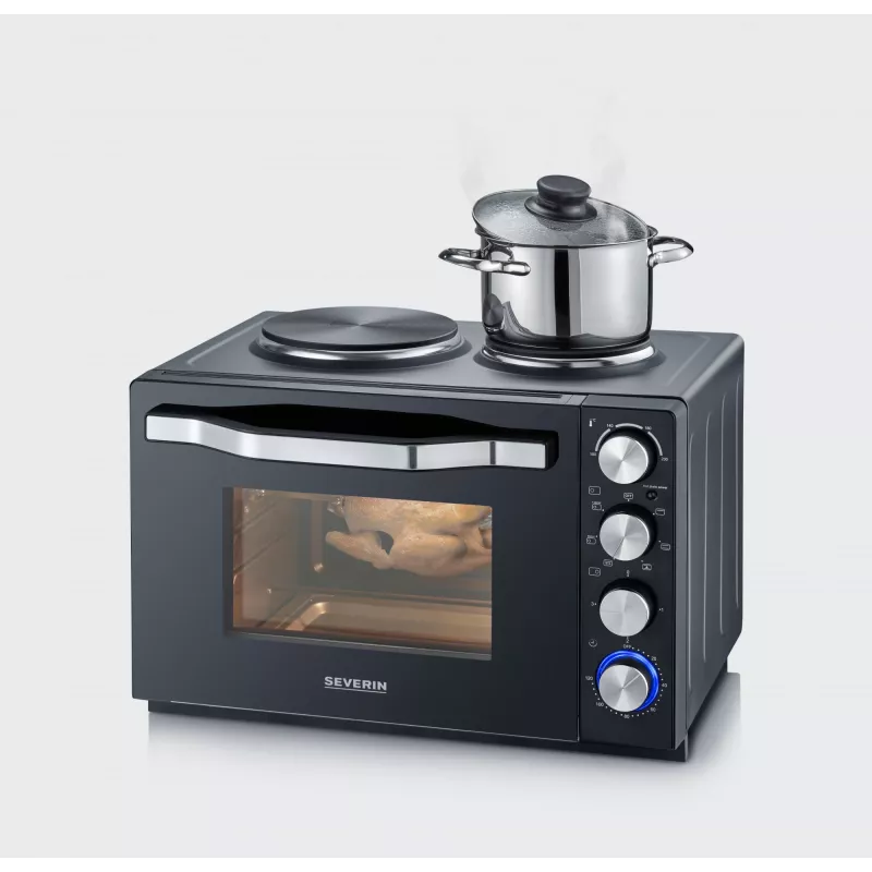 Horno tostador Severin TO 2074 30L 2500W negro grill