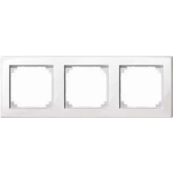 Merten M-Smart 478325 marco de 3 elementos, blanco activo