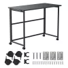 Mesa plegable Maclean, negra, portátil, 100 x 50 cm, máx. 50 kg MC-1250 B