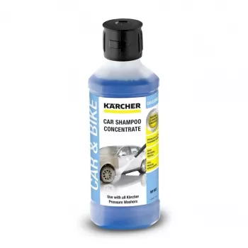 Champú de limpieza para vehículos Karcher 6.295-843.0, champú universal para coche, 500 ml para cromo, cristal, plástico