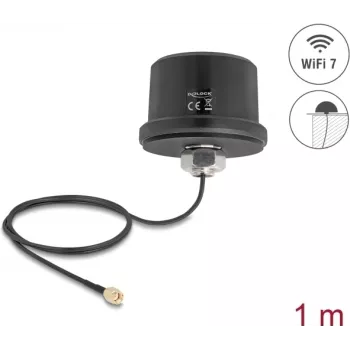 Antena WLAN DELOCK 81468 conector RP-SMA 3,1–3,5 dBi omnidireccional