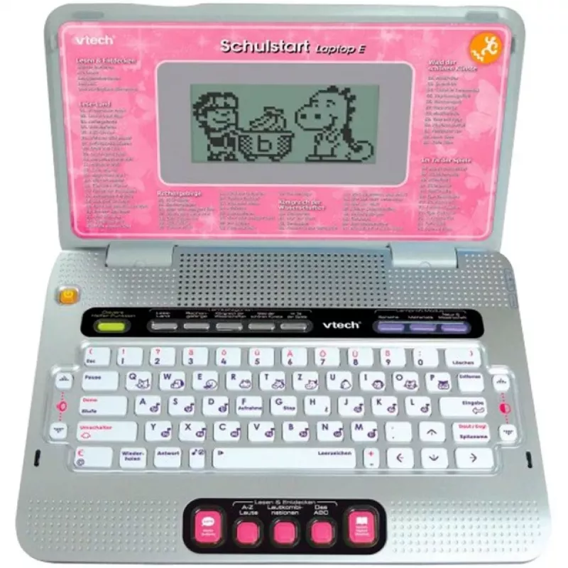VTech Schulstart Laptop E, 6 años, rosa VTech Schulstart Laptop E. Edad mínima recomendada: 6 años, Edad máxima recomendada: 8 años, Color del producto: rosa