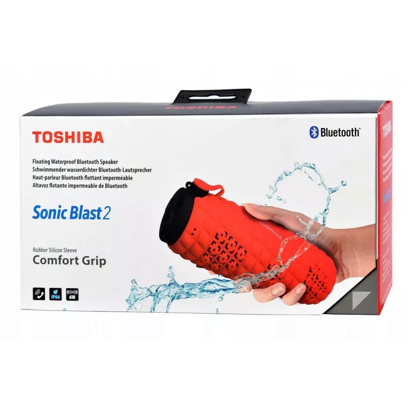 Altavoz portátil Toshiba Sonic Blast 2 TY-WSP80 rojo