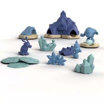 Ravensburger GraviTrax Junior set de ampliación Frozen Track 23861 – set de ampliación para el sistema de canicas GraviTrax Junior