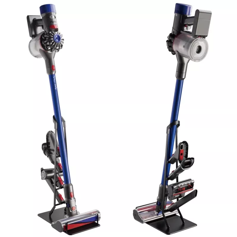 Maclean MC-905 soporte universal de suelo para aspirador inalámbrico y accesorios – sólido, estable
