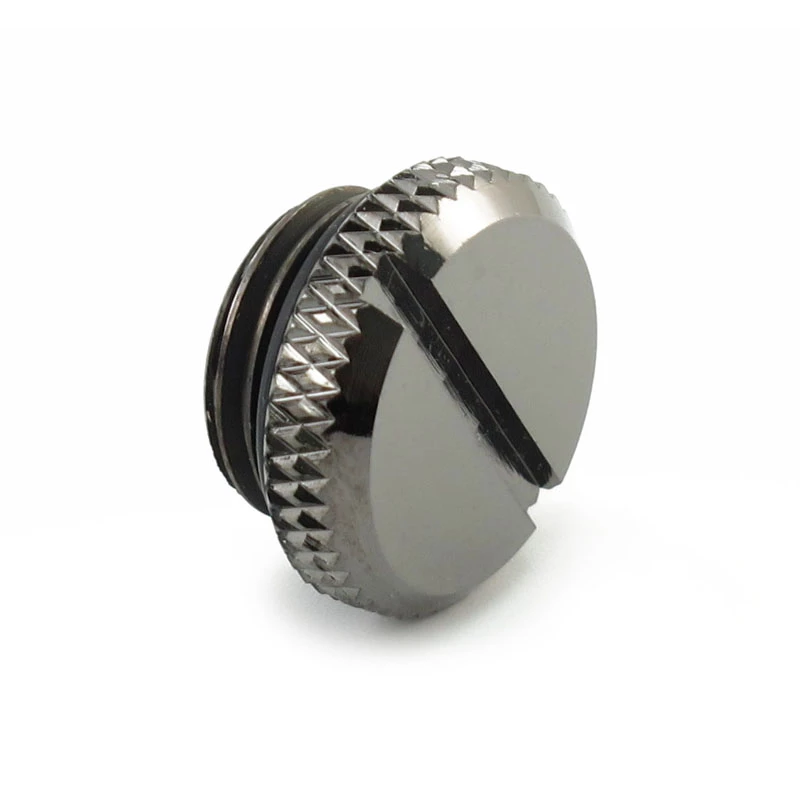 Tornillo de cierre con rosca XSPC G1/4 inch V2, pack de 10 – negro cromado