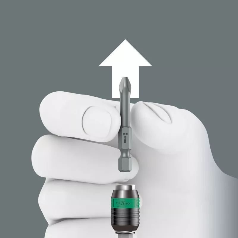 Destornillador portabrocas Wera 816 R con portapuntas rápido Rapidaptor