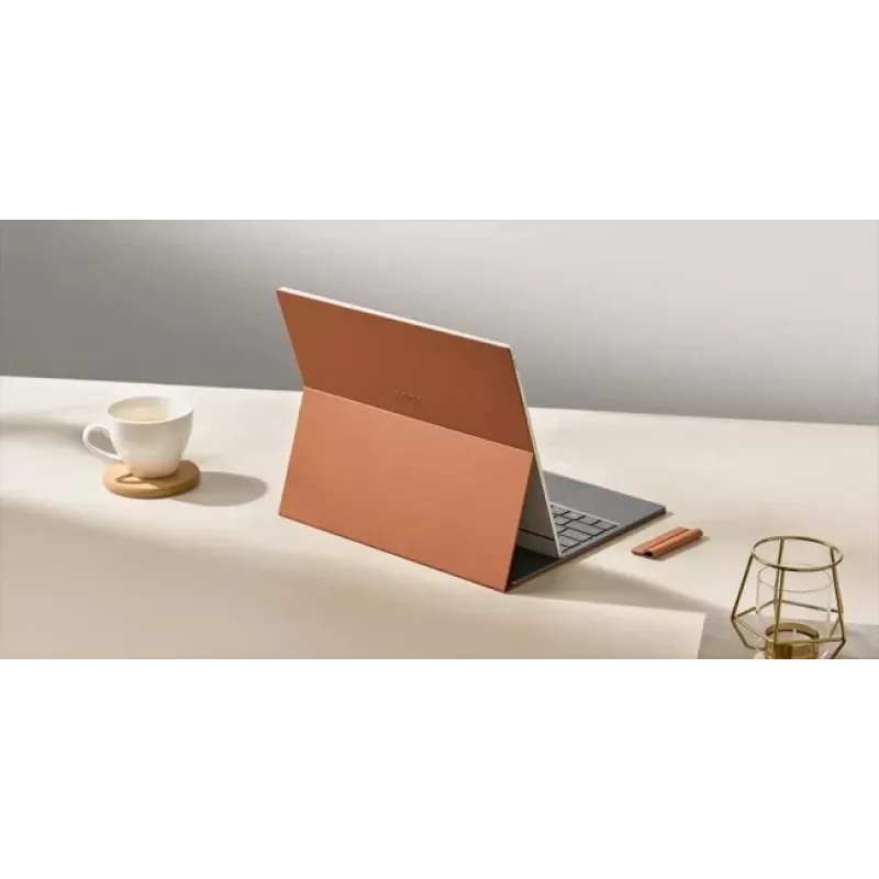 Funda con teclado para Onyx Boox Note Max y Tab X C — funda protectora marrón con teclado integrado