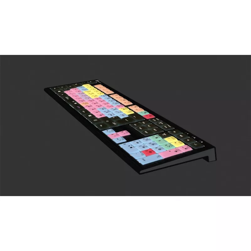Logickeyboard ASTRA 2 USB QWERTZ teclado negro tamaño completo 108 teclas