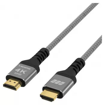 EFB Elektronik Cable HDMI High-Speed con Ethernet 4K60Hz gris - Cable - Digital/Visualización/Vídeo (HDMI-20-00001)