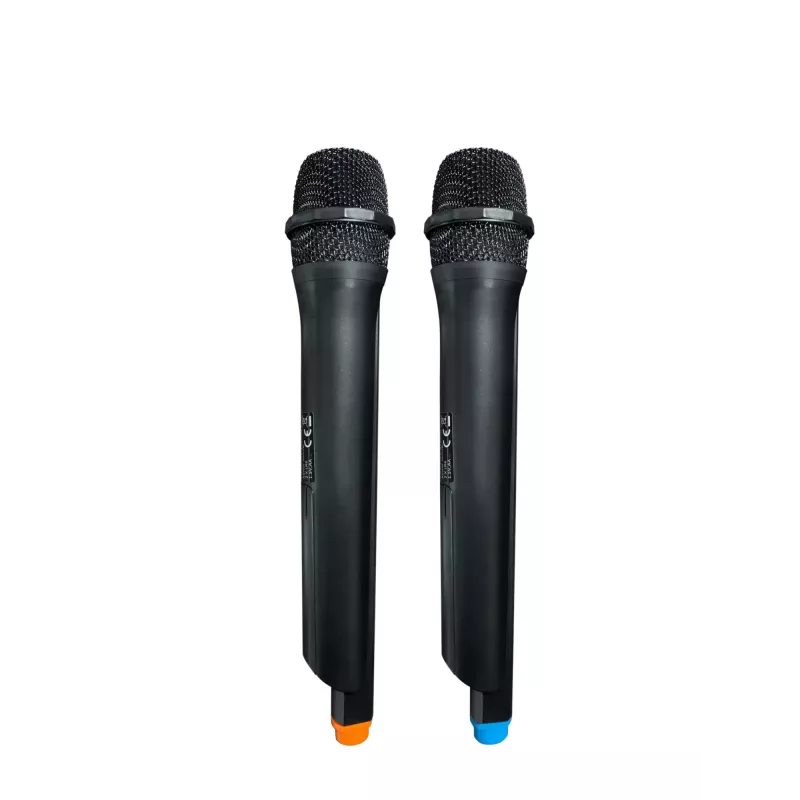 Sistema de audio PLL FM USB/SD/BT 2x karaoke FULL LED PartyBox
