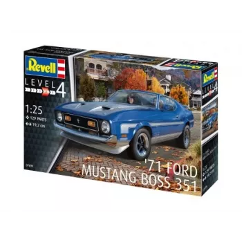 Coche de plástico REVELL Ford Mustang Boss 351 maqueta a escala 1:25