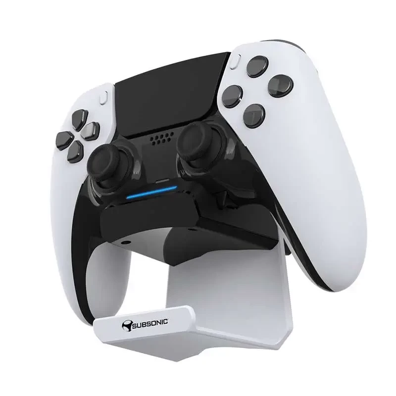 Estación de carga Subsonic SA5655 para mando de PS5 con soporte para auriculares