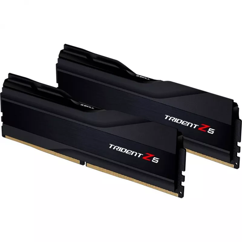 DIMM 64 GB DDR5-6000 (2x 32 GB) kit dual, memoria RAM negra, F5-6000J3040G32GX2-TZ5K, Trident Z5, INTEL XMP