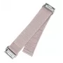 Fixed | Sporty Strap para Garmin QuickFit 22 mm | 160-210 mm | Oro rosa | Nailon