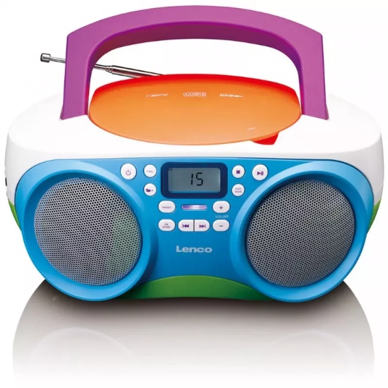 Radio portátil Lenco SCD41 multicolor