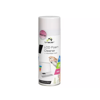 Limpiador en espuma para LCD 400 ml + paño de microfibra