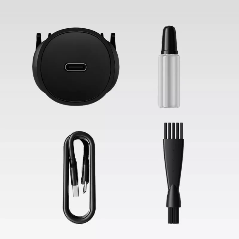 Recortadora de pelo inalámbrica Maestro MR-641, cuchilla cerámica, recargable por USB, 1200 mAh, 45×155×30 mm