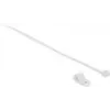 Brida con fijación por tornillo DeLOCK 18863 nailon blanco 20 mm 10 uds.