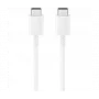 Samsung GP-TOU021RFC - Cable USB - USB-C de 24 pines (M) a USB-C de 24 pines (M) - 1,8m - USB Power Delivery (3A, 25W) - Blanco (GP-TOU021RFCWW)