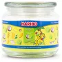 Vela de cera Haribo cilindro A2165 — verde, 95 mm de altura, base 100×100 mm, interior, 1 ud.
