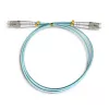Qoltec - Cable de conexión - multimodo LC/UPC (M) a multimodo LC/UPC (M) - 1 m - fibra óptica - dúplex - 50/125 micrómetros - OM3 - libre de halógenos