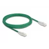 Cable de red DeLOCK RJ45 Cat.6A macho a macho 3 m verde