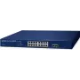Switch gestionado PLANET GS-2210-16P2S 16 puertos 10/100/1000T PoE 240W
