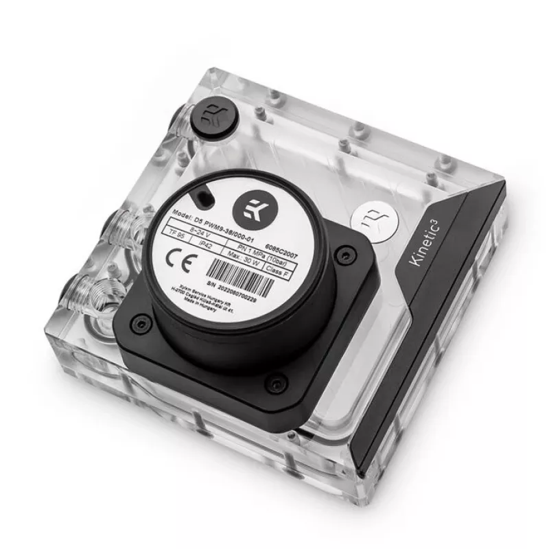 Combo de bomba y depósito ek water blocks EK-Quantum Kinetic3 FLT D5 PWM 120mm D-RGB