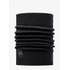 Braga de cuello Buff Multifunctional Sling Heavyweight de lana merino — negra, sin costuras, elástica