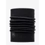 Braga de cuello Buff Multifunctional Sling Heavyweight de lana merino — negra, sin costuras, elástica