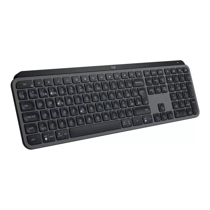 Teclado Logitech MX Keys S RF Wireless + Bluetooth QWERTZ Swiss grafito (920-011571)
