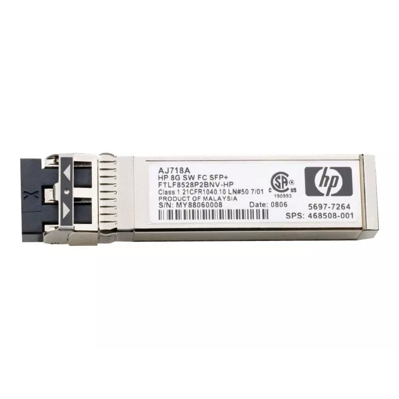 Módulo transceptor HPE 8Gb Short Wave Fibre Channel SFP+