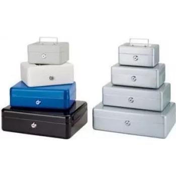 Caja de dinero MAUL, negra, medidas: (An)152 x (Pr)125 x (Al)81 mm (56101-90)