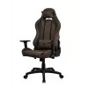 Silla gaming Arozzi Torretta SuperSoft – ergonómica marrón, diseño de soporte