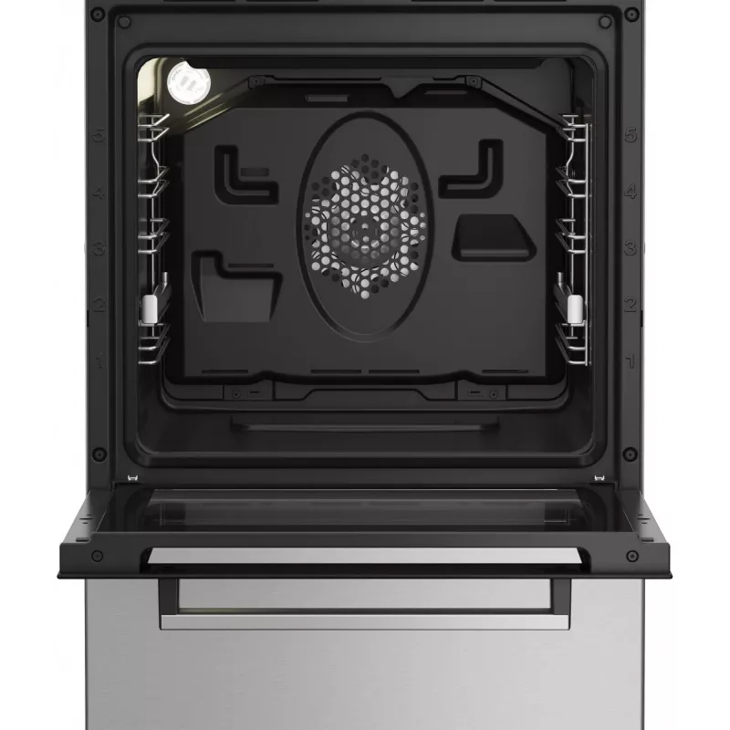 Cocina de gas y eléctrica BEKO FSM52330DX 5 quemadores 60 cm, clase de eficiencia energética A