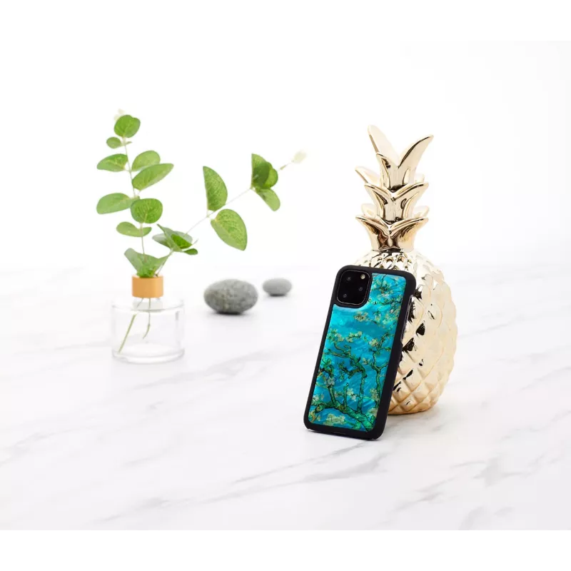Funda para smartphone iKins para iPhone 11 Pro – almendro en flor negra, funda protectora