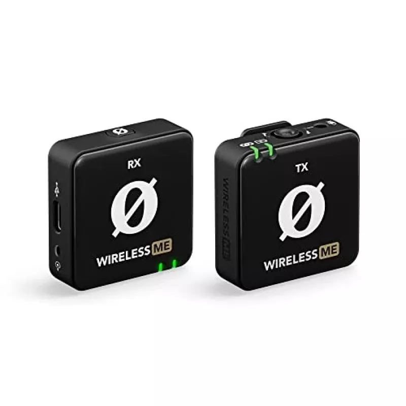 WIME RODE WIRELESS ME sistema de micrófono inalámbrico de doble canal para vloggers podcasters