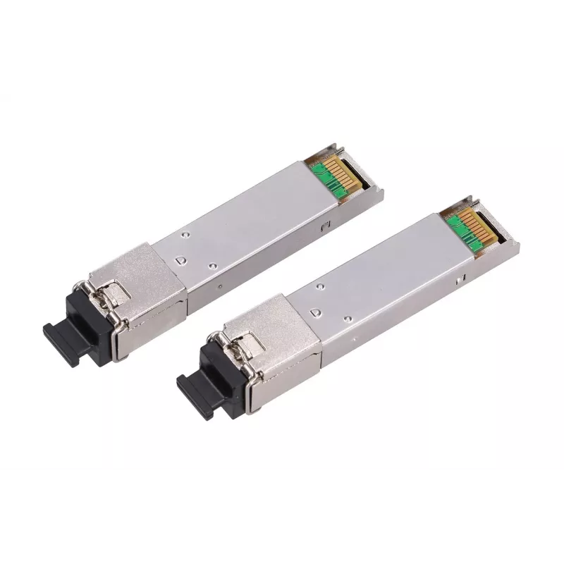 Par de transceptores de fibra óptica SFP WDM Extralink 1,25G 1310/1550 nm monomodo 3 km SC DOM