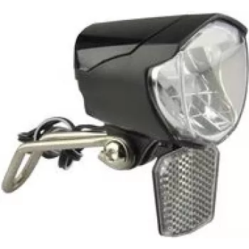 Faro LED para dinamo de bicicleta FISCHER 85355 — 70 lux, LED de larga duración (50.000 h)