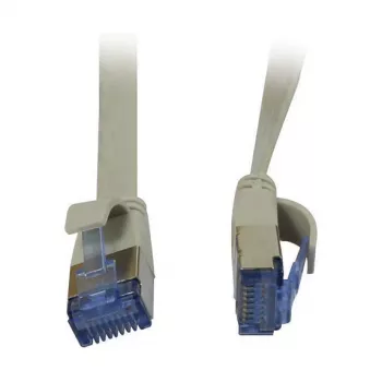 Latiguillo RJ45 - CAT6A 500 MHz - 1,5 m - gris - U/FTP - plano - AWG32 - Synergy 21