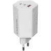 Cargador CANYON HEXAGON 65 GaN 65W 2xPD 1xQC EU blanco CND-CHAHEX65W