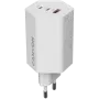 Cargador CANYON HEXAGON 65 GaN 65W 2xPD 1xQC EU blanco CND-CHAHEX65W