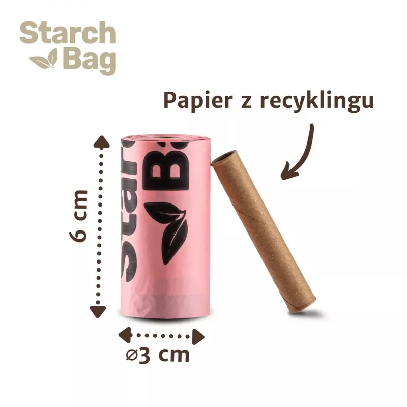 STARCH BAG - Bolsas para excrementos de perro - 1 x 15 uds.