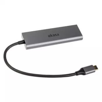 Hub USB Akasa USB Type-C 4 puertos